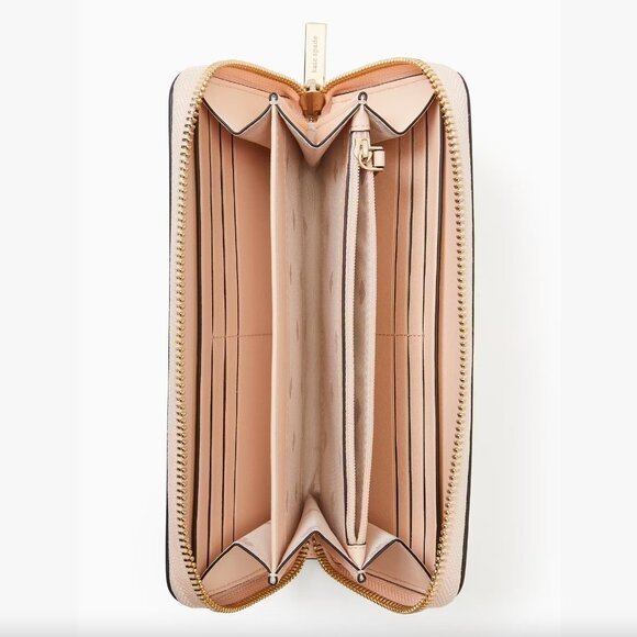 🚨 50% OFF BUNDLES! ENDS 12/7 🚨NWT Kate Spade Honeycrisp Apple Continental Wallet - Picture 3 of 8